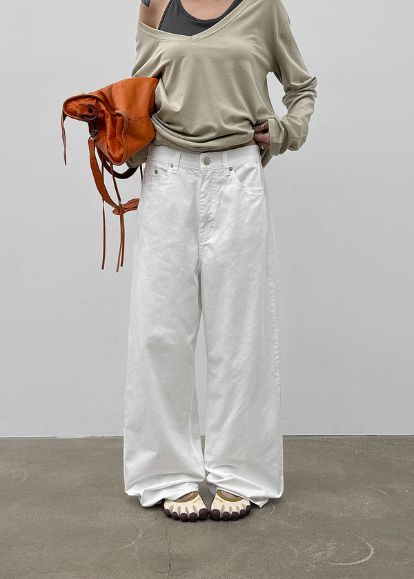Bizarre wide cotton pants