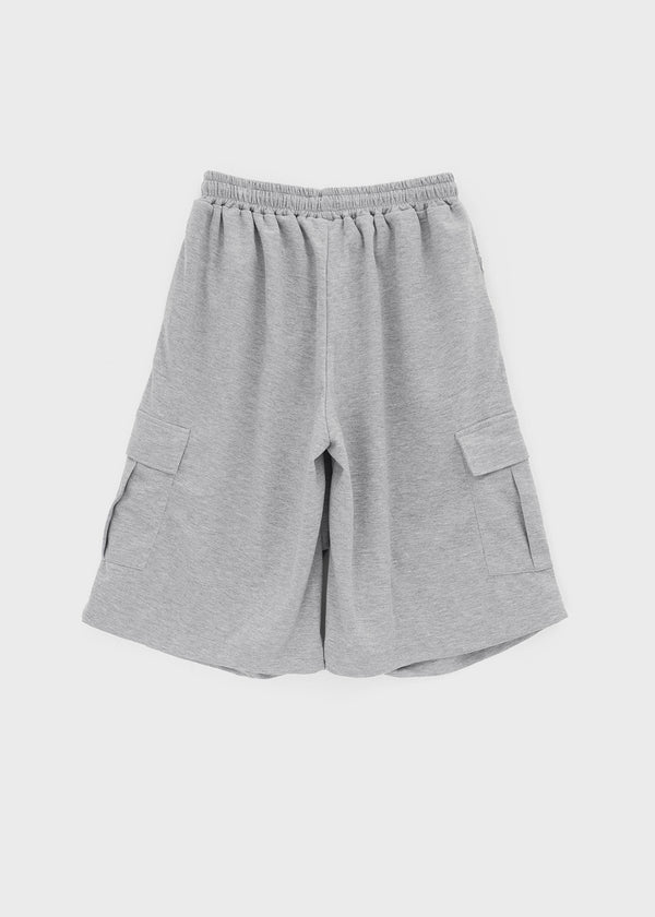 (UNISEX) Dipia Cargo Bermuda Elastic Pants