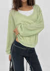 Chicom V-neck Summer Sweatshirt