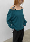[MADE] Kikoon Boat Neck Oversized Long Sleeve Tee