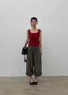 (UNISEX) Tether Nylon Knee-length Bermuda Shorts