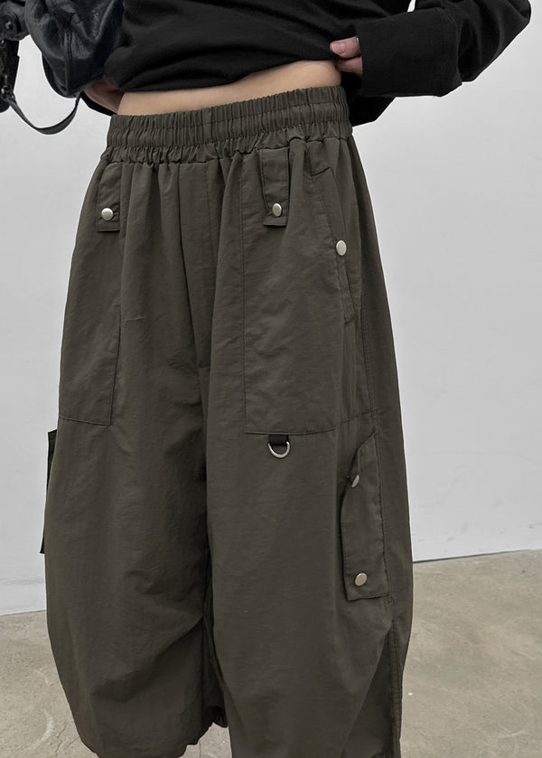 (UNISEX) Tether Nylon Knee-length Bermuda Shorts