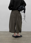 (UNISEX) Tether Nylon Knee-length Bermuda Shorts