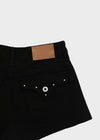 Overt studded cotton shorts