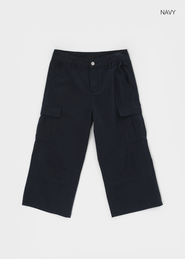 Bagari Cargo Cropped Capri Pants