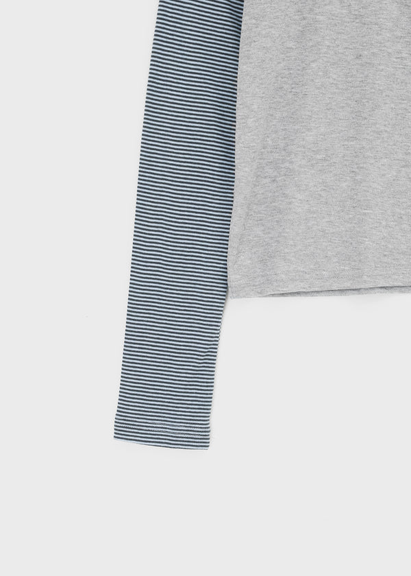 Meld Stripe Layered Long Sleeve Tee