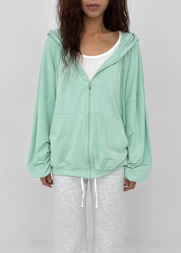 Tamming Loose Fit Zip-up Hoodie