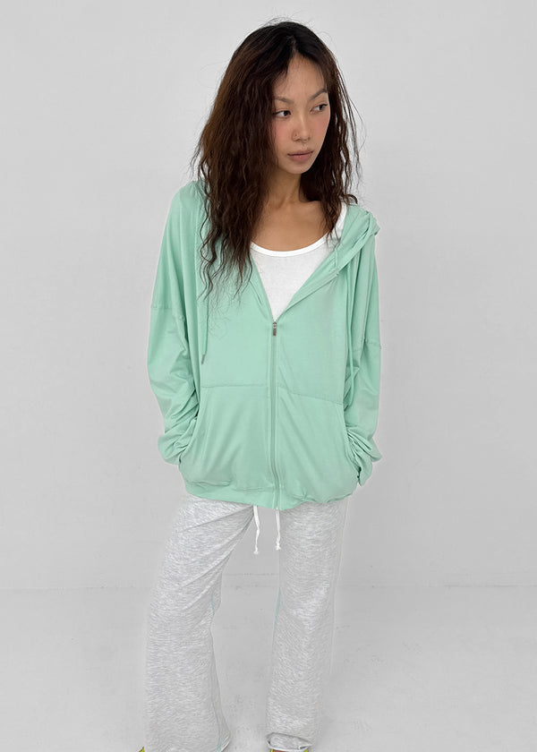 Tamming Loose Fit Zip-up Hoodie