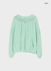 Tamming Loose Fit Zip-up Hoodie