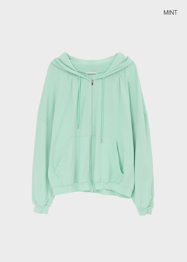 Tamming Loose Fit Zip-up Hoodie