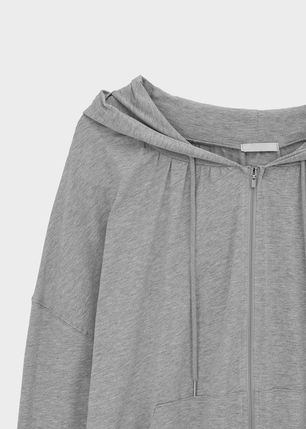 Tamming Loose Fit Zip-up Hoodie
