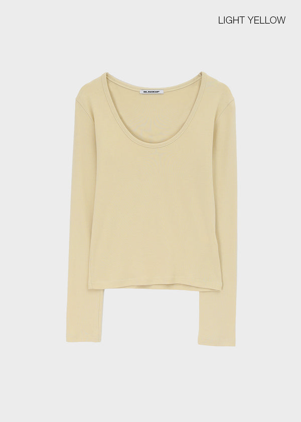 [MADE] Tomsnu U-neck Long Sleeve Tee