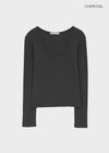 [MADE] Tomsnu U-neck Long Sleeve Tee