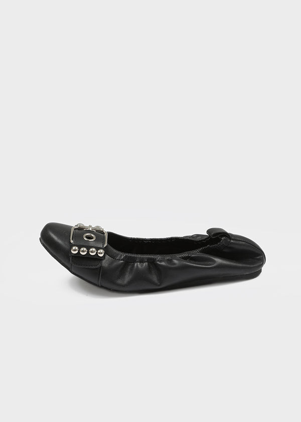 Gabit studded banding flat shoes