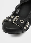Gabit studded banding flat shoes
