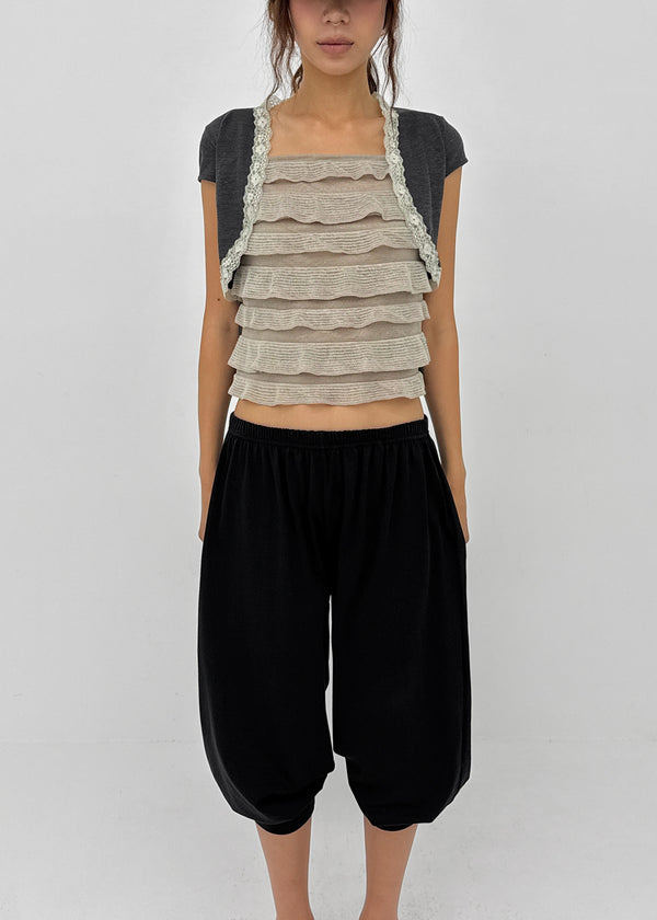Delming Cancan Bolero Short Sleeve Tee