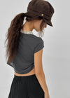 Delming Cancan Bolero Short Sleeve Tee