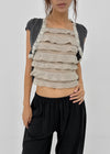 Delming Cancan Bolero Short Sleeve Tee