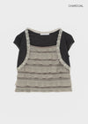 Delming Cancan Bolero Short Sleeve Tee