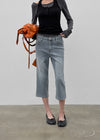 Layton Slit Capri Denim Pants
