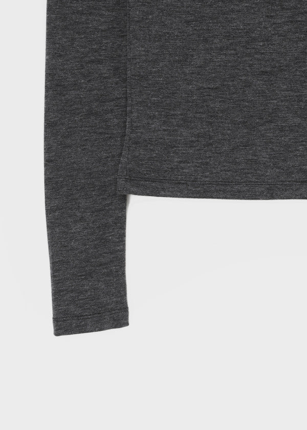 [MADE] Dali Layered Halter Long Sleeve Tee