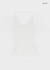 Foremble Ribbed Halter Sleeveless