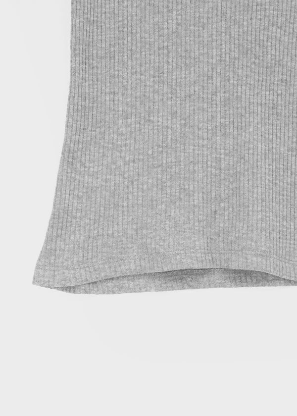 Foremble Ribbed Halter Sleeveless