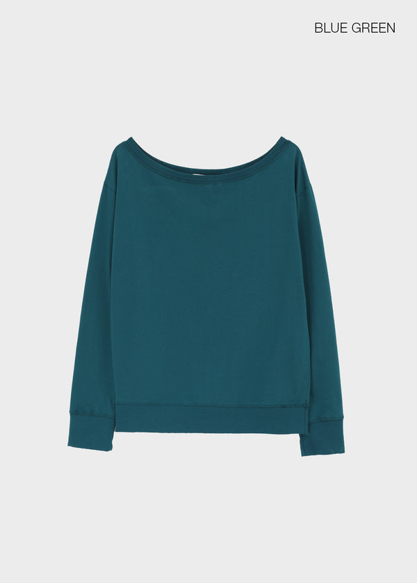 [MADE] Kikoon Boat Neck Oversized Long Sleeve Tee