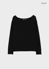 [MADE] Kikoon Boat Neck Oversized Long Sleeve Tee