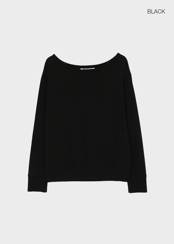 [MADE] Kikoon Boat Neck Oversized Long Sleeve Tee