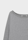 [MADE] Kikoon Boat Neck Oversized Long Sleeve Tee