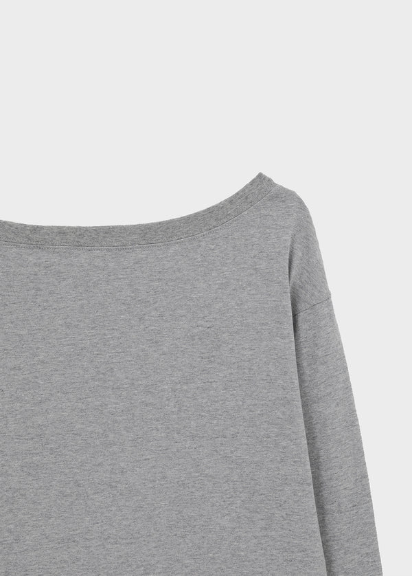 [MADE] Kikoon Boat Neck Oversized Long Sleeve Tee