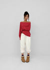[MADE] Kikoon Boat Neck Oversized Long Sleeve Tee