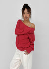 [MADE] Kikoon Boat Neck Oversized Long Sleeve Tee