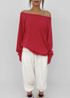 [MADE] Kikoon Boat Neck Oversized Long Sleeve Tee