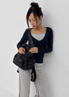 Tabit Stud Two-Way Shoulder Bag