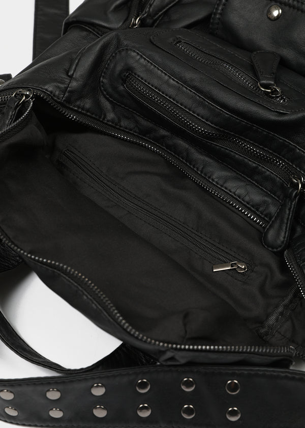 Tabit Stud Two-Way Shoulder Bag