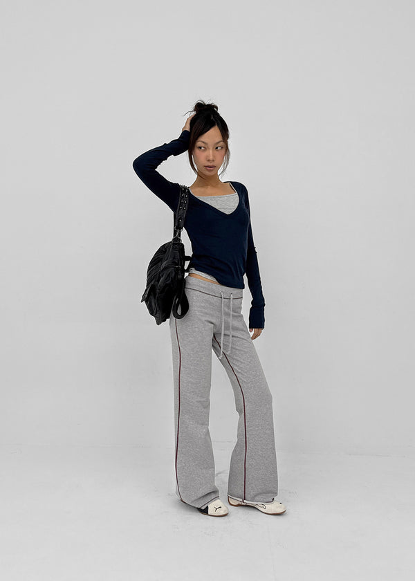 [MADE] Polte Low-waist Bootcut Elastic Pants