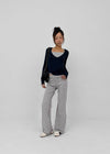 [MADE] Polte Low-waist Bootcut Elastic Pants