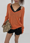 Banff V-neck Wool Knit