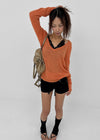 Banff V-neck Wool Knit