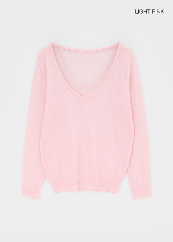 Banff V-neck Wool Knit