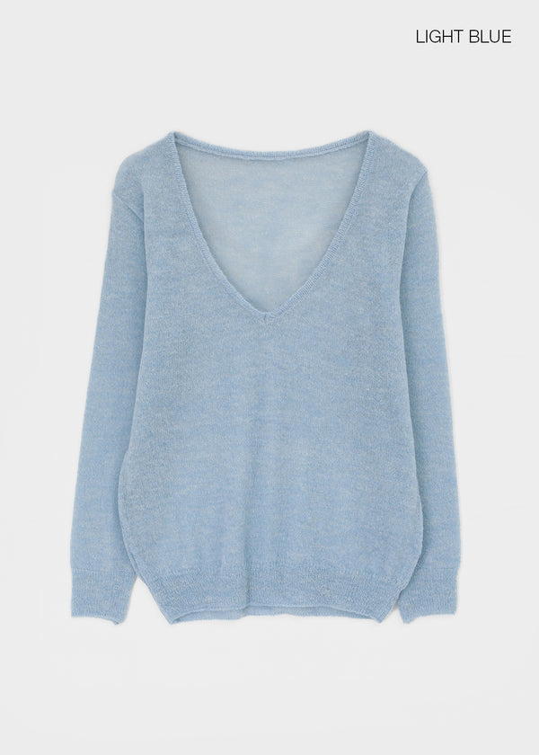 Banff V-neck Wool Knit