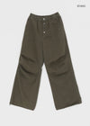 Pah Two-way Cotton Elastic Waist Pants