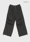 Pah Two-way Cotton Elastic Waist Pants