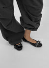 Redel studded zipper flat shoes