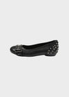 Redel studded zipper flat shoes