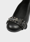 Redel studded zipper flat shoes