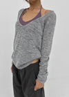Banff V-neck Wool Knit