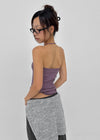 Foremble Ribbed Halter Sleeveless